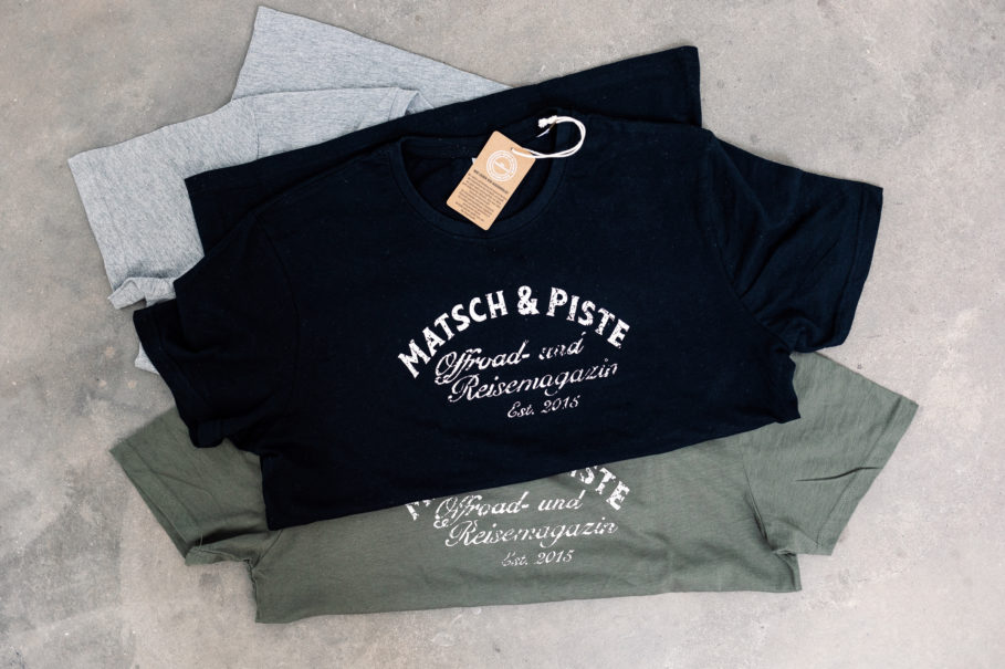 Matsch&Piste T-Shirt mit Vintage-Logo