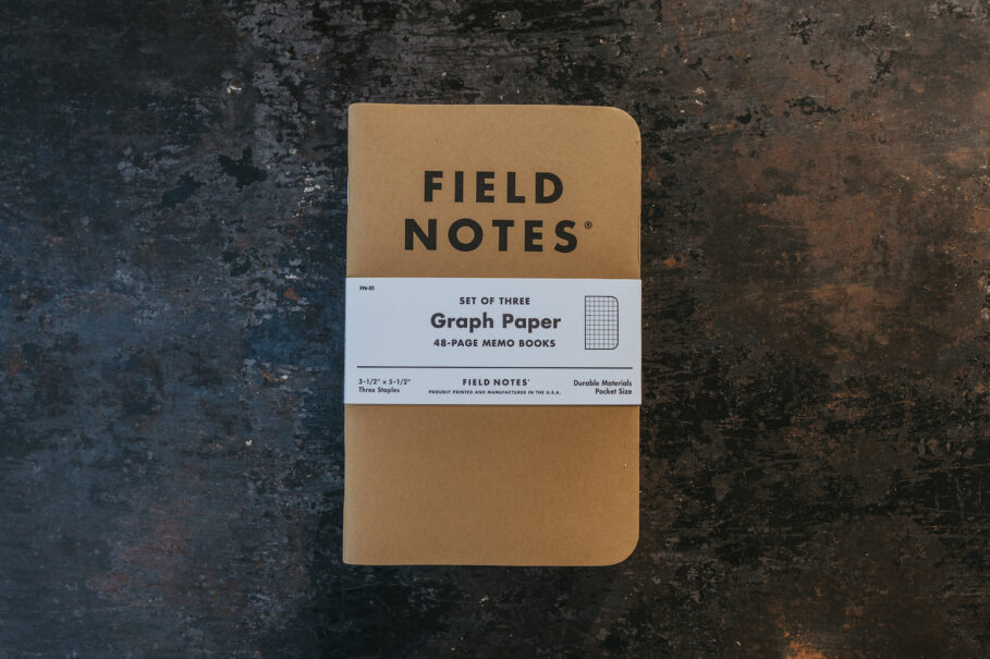 Field Notes 3er-Pack, kariert