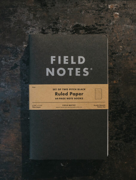 Field Notes Pitch Black 2er-Pack, liniert