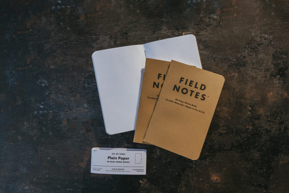Field Notes Notizhefte 3er-Pack blanko