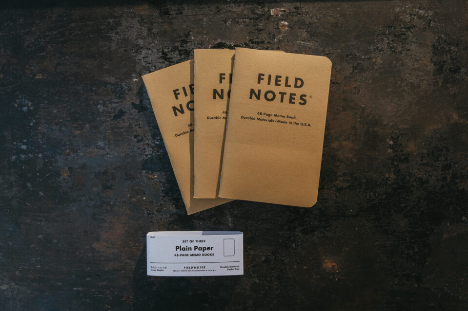 Field Notes Notizhefte 3er-Pack blanko
