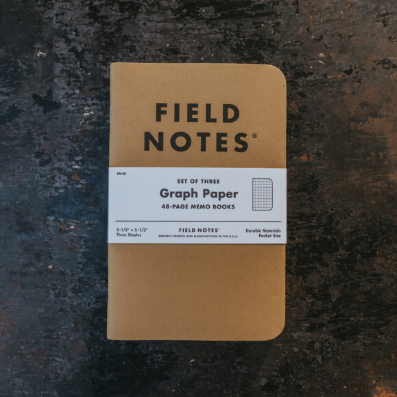 Field Notes 3er-Pack, kariert