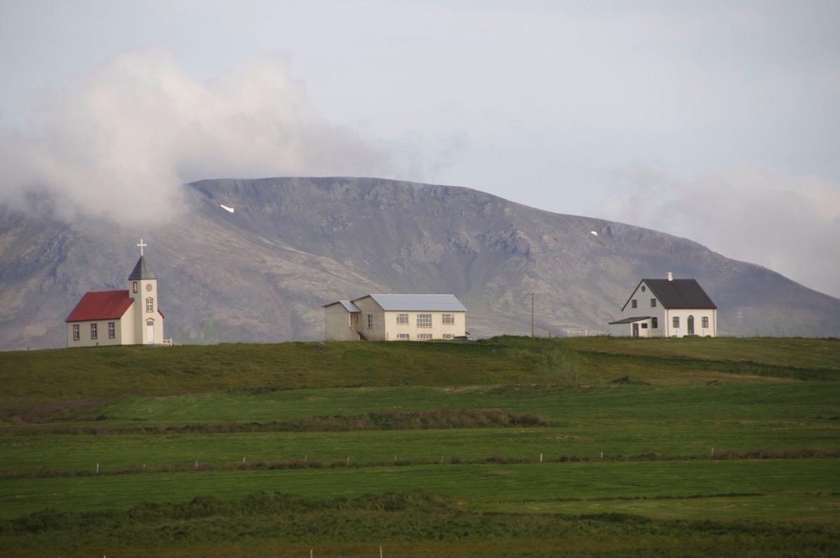 Dorf auf Island