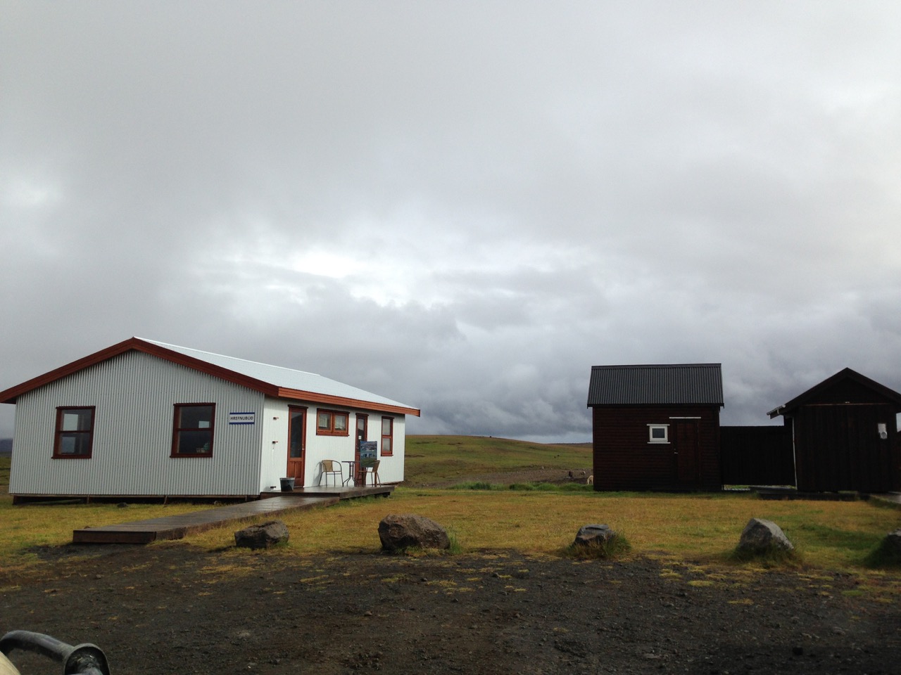 Bewirtschaftete Hütte, Island