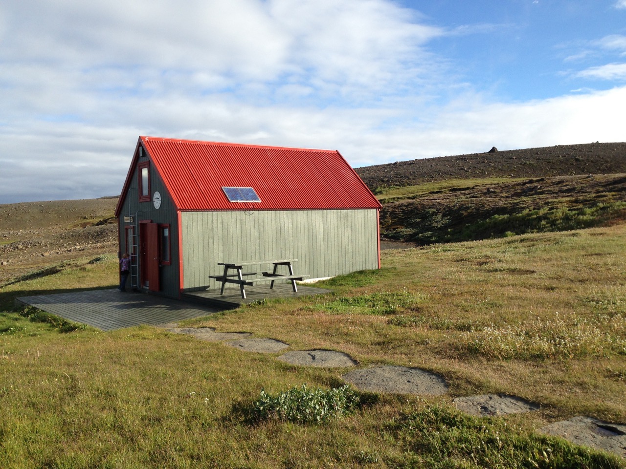 Wanderhütte des Ferðafélag Akureyrar in Laugafell, Island