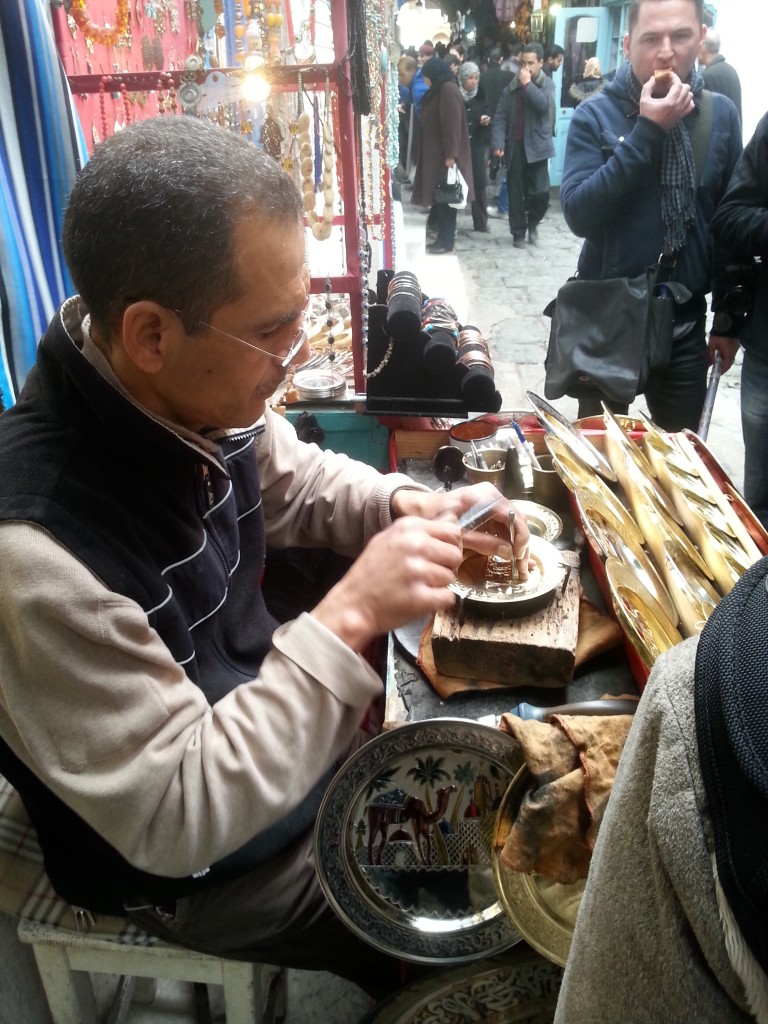 Kunsthandwerker in der Medina von Tunis