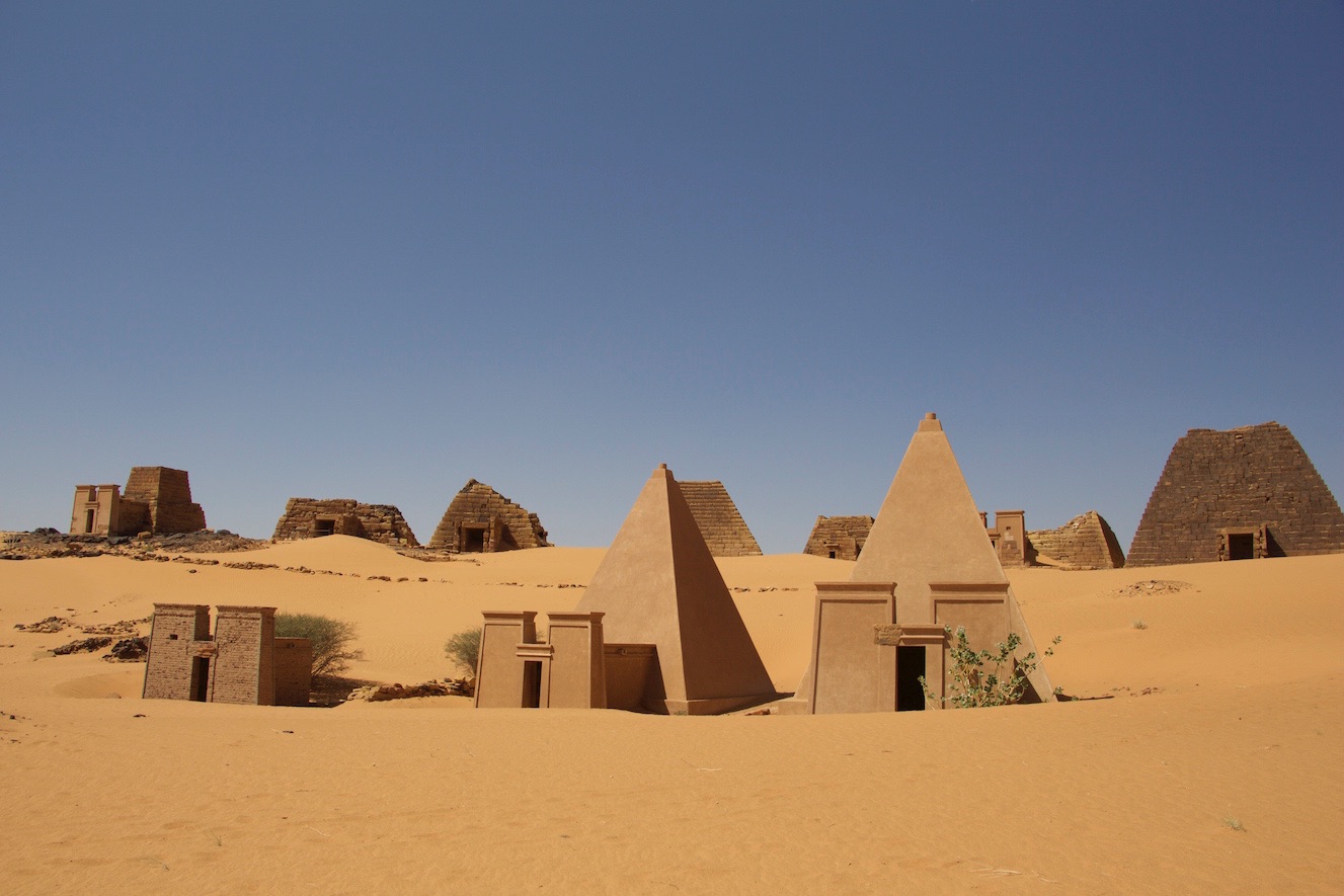 Pyramiden in Meroe, Sudan