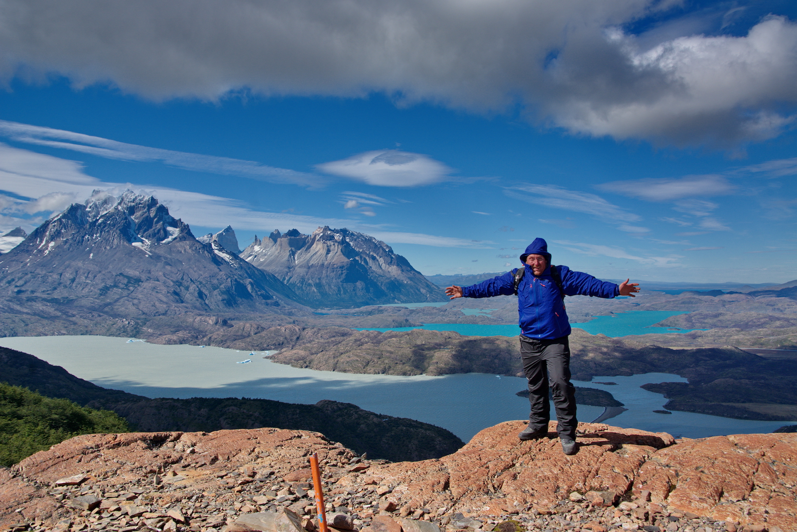 Patagonien, Mirador Grey, Blick über den Torres del Paine Nationalpark, Interview Christian Weinberger