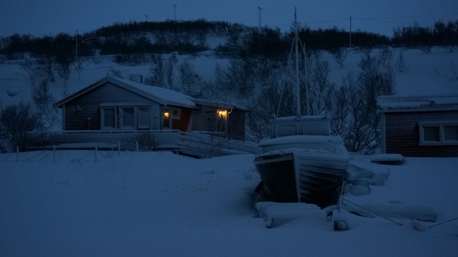 Fischerhaus bei Lakselv Nordkap