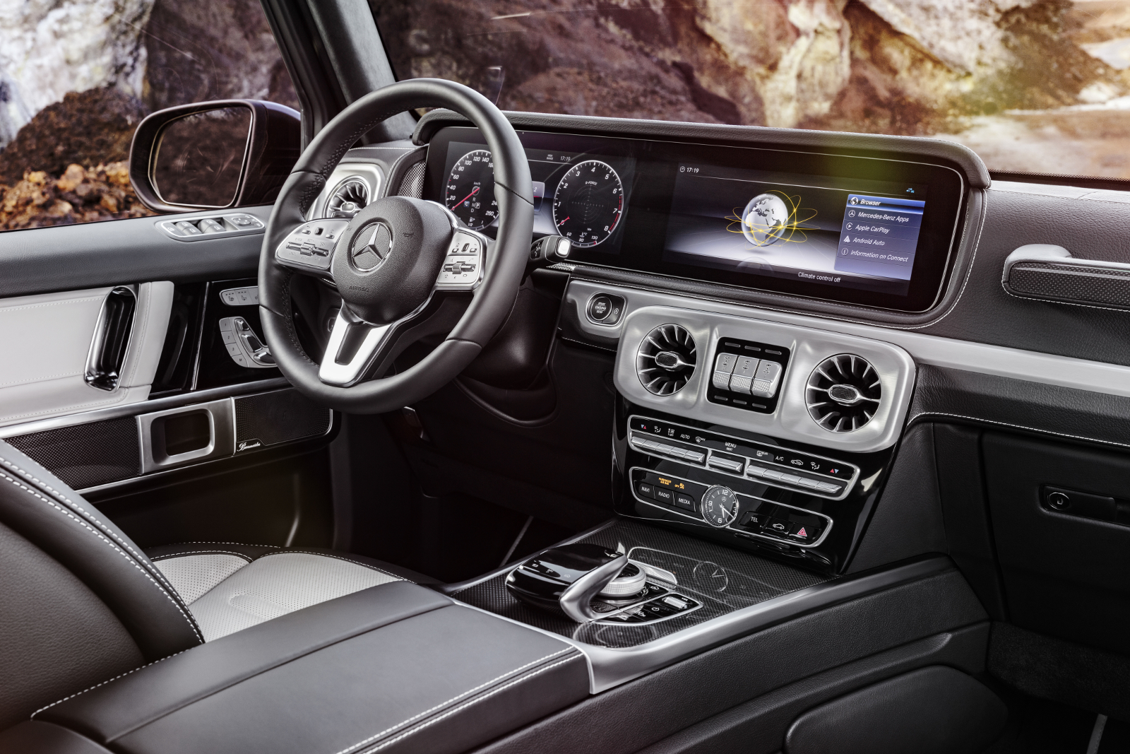 Die neue Mercedes-Benz G-Klasse von 2018. - Das hat nichts mehr mit der Ur-G-Klasse gemein. Luxus und Technik pur.