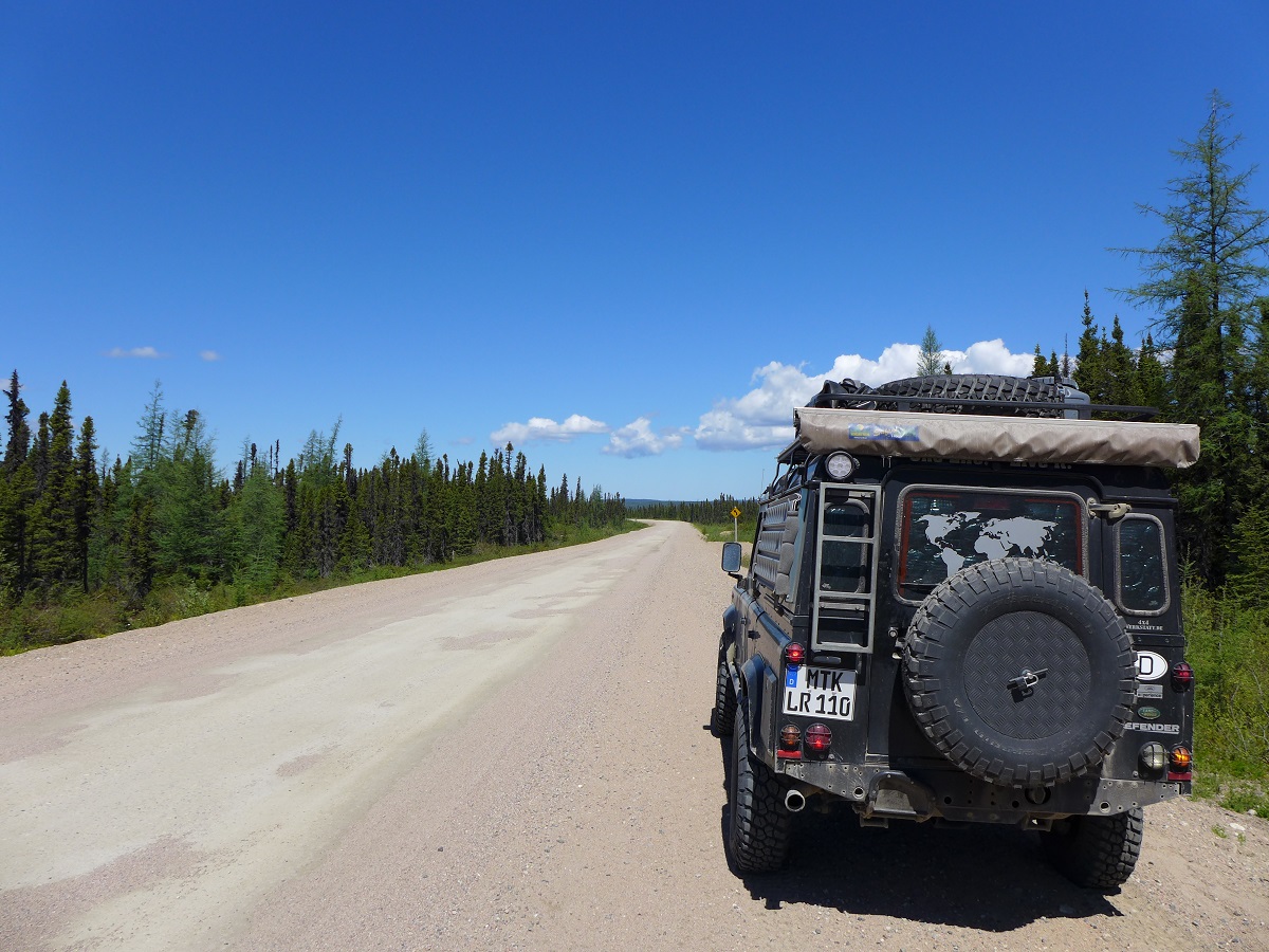Unterwegs auf dem „Trans-Labrador-Highway“.
