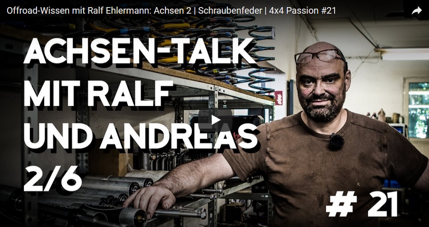 Offroad-Wissen mit Ralf Ehlermann: Achsen 2 - Schraubenfeder - 4x4 Passion #21