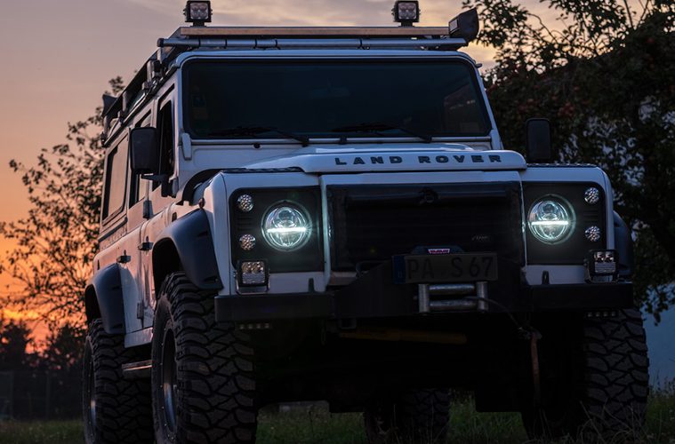 Land rover defender led scheinwerfer