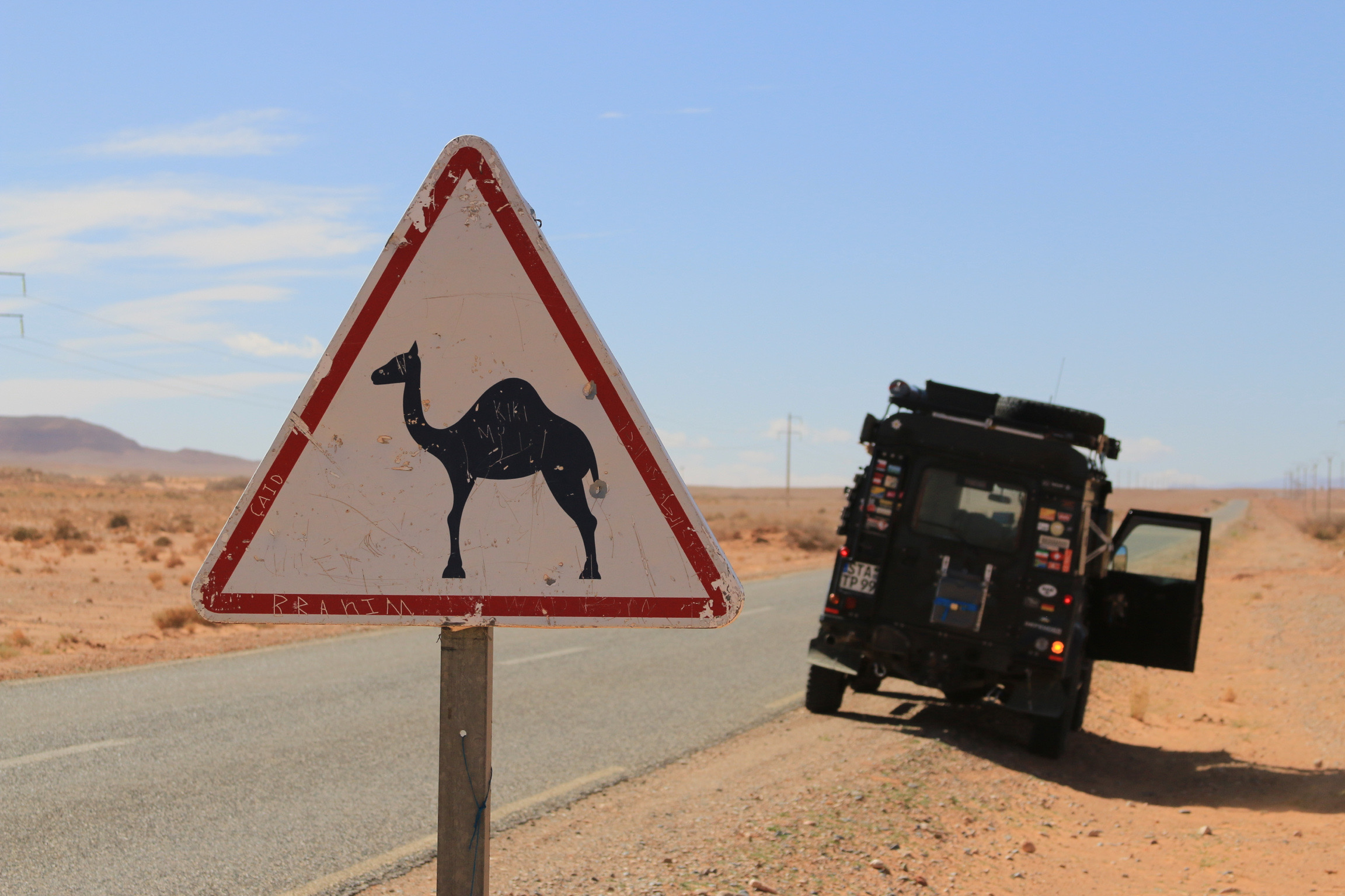 Trailpunkz.com Achtung Kamele in Marokko