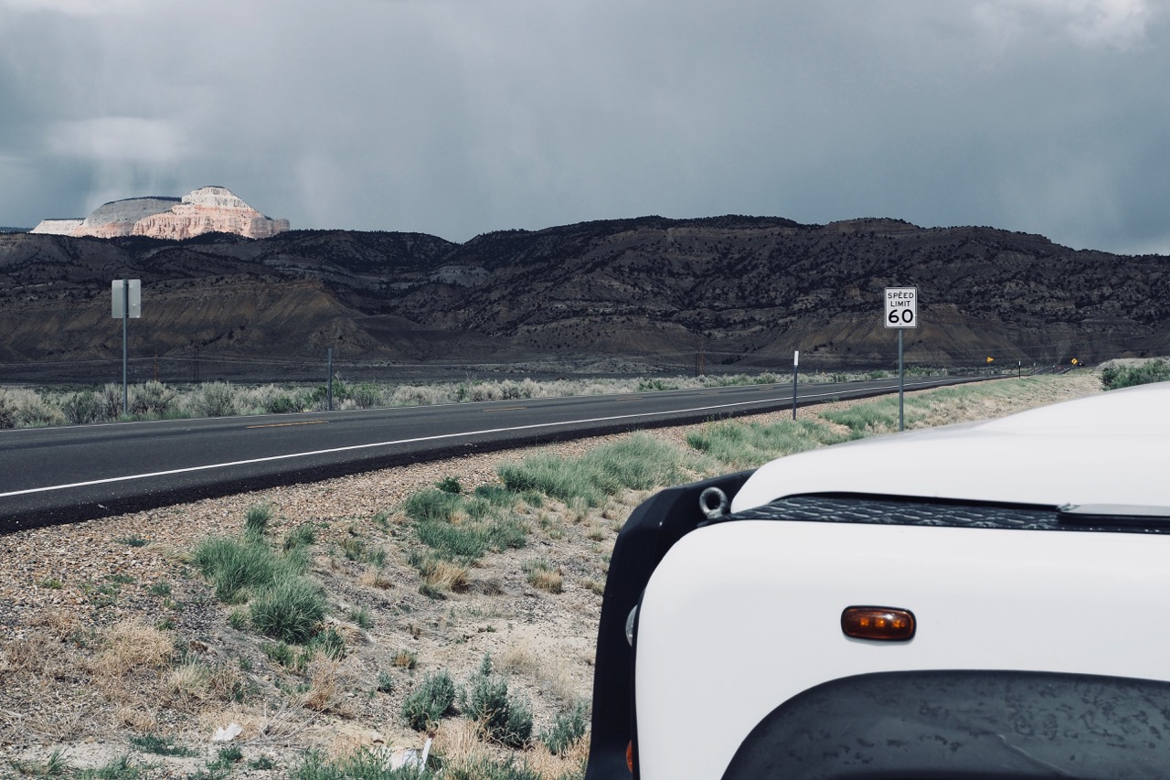 Reisen in Nordamerika - Highway durch Utah.