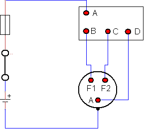 Spannungszusammenbruch - Vereinfachtes Beispiel Windenanschluss mit Relaiskasten.