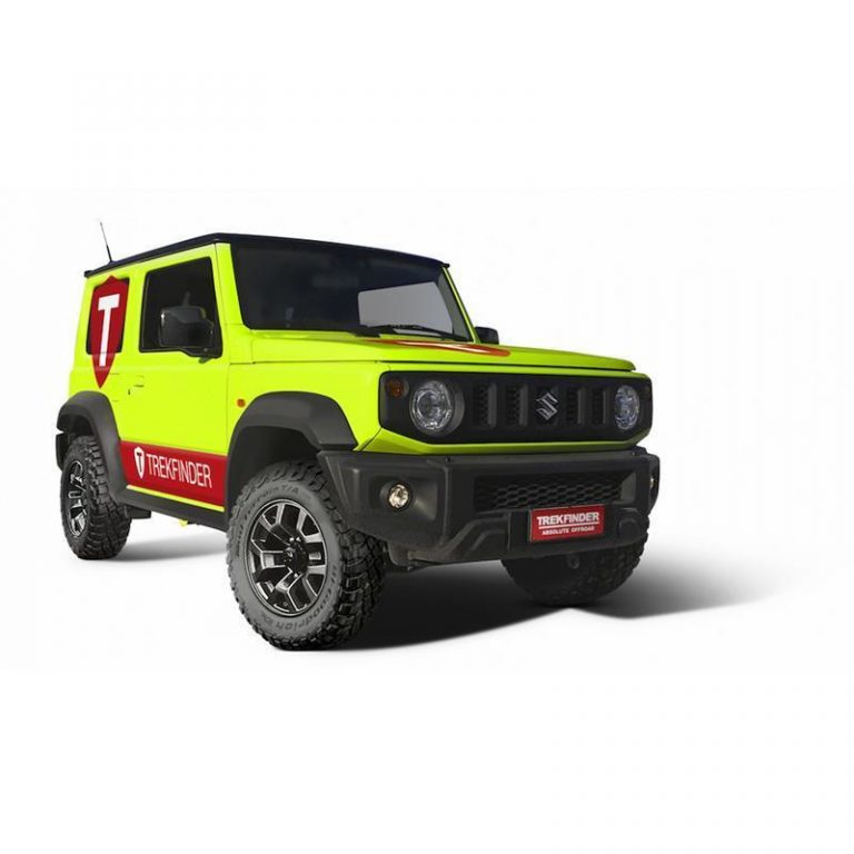 Höherlegungs-Fahrwerk für den neuen Jimny von Trekfinder