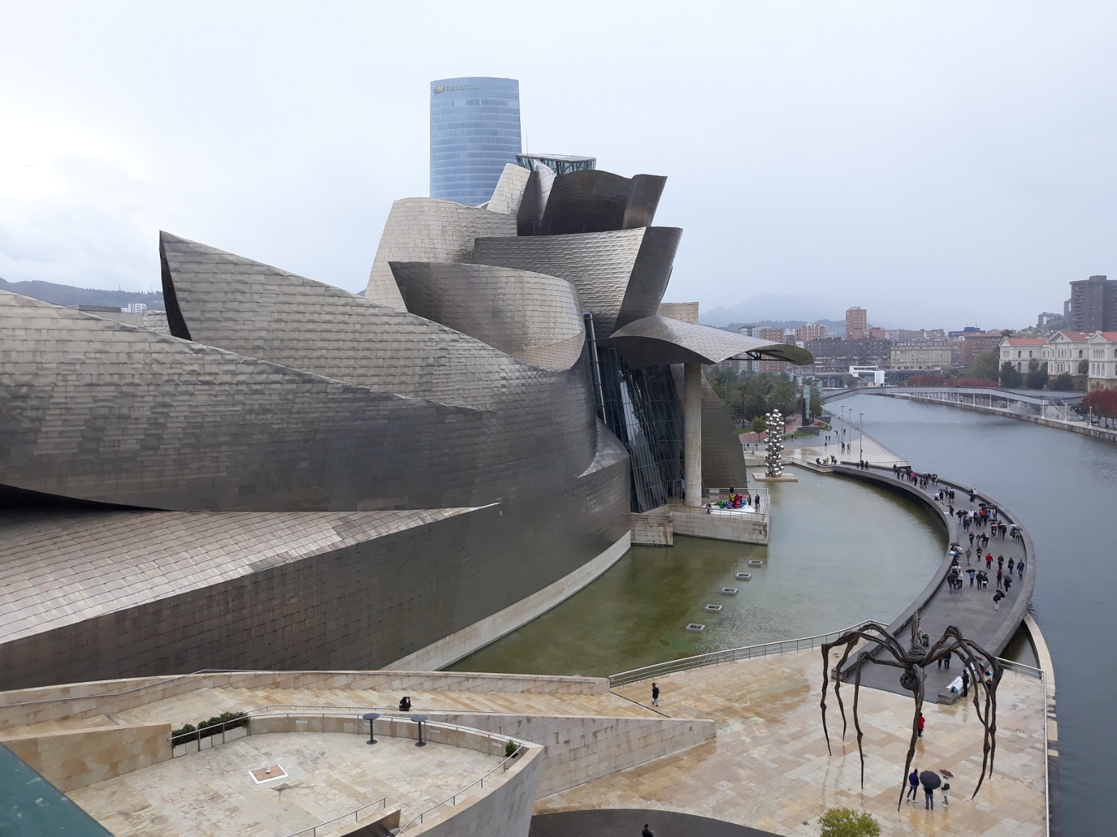 Das Guggenheim Museum, es zieht die Menschen aus aller Herren Länder an.