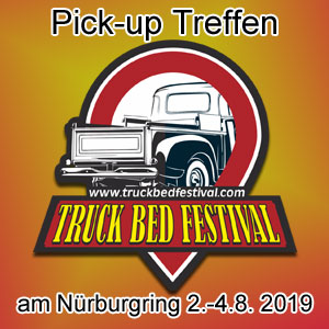 Banner Pick-up Treffen Truck Bed Festival