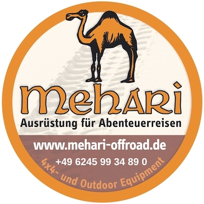 Banner Mehari Ausrüstung für Offroad-Reisen