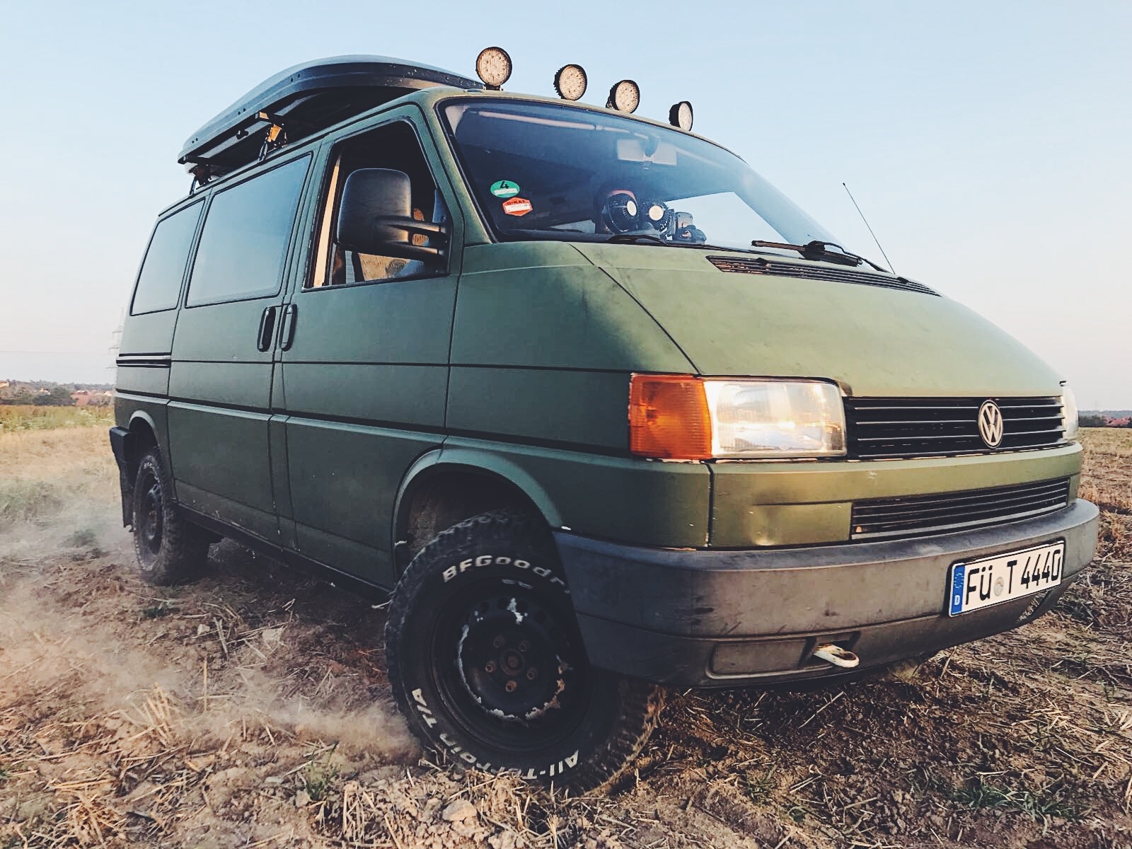 Robuster Look, der VW Bus T4 Syncro.