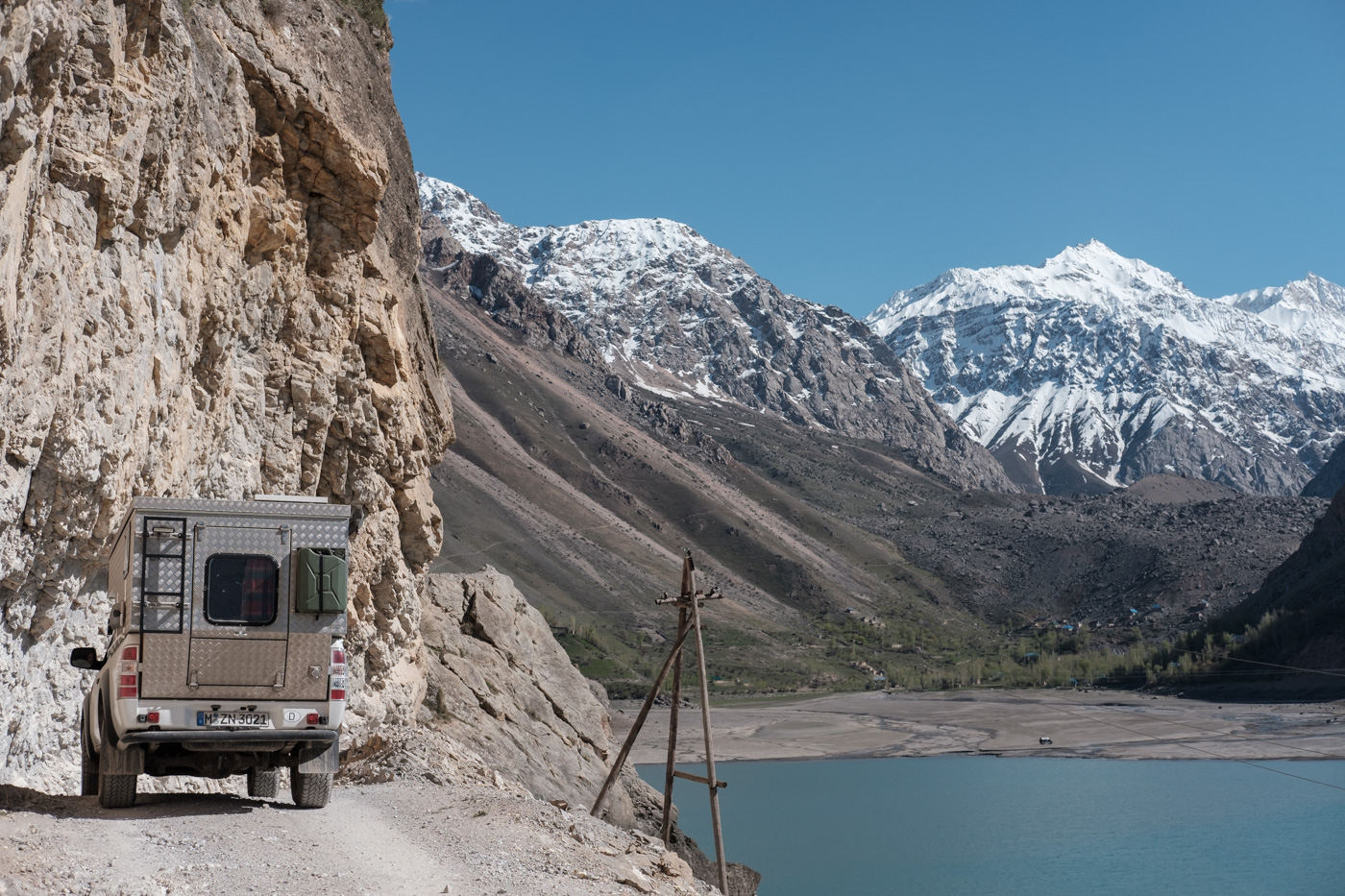 Abenteuer Pamir Highway - Am sechsten der 7 Lakes (Margozur) in Tadschikistan.