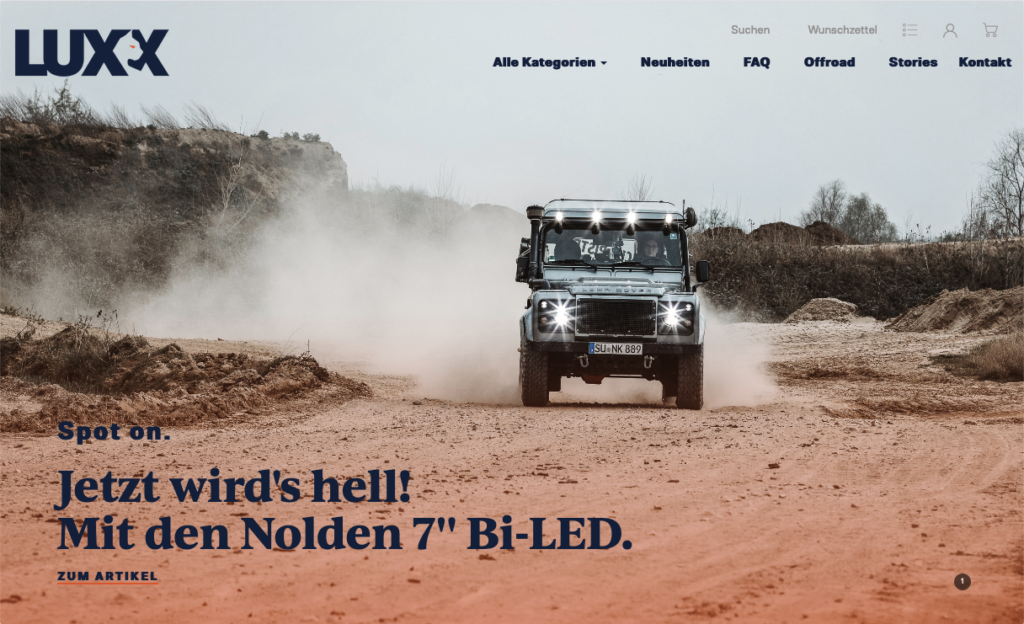 NOLDEN 7-Zoll Bi-LED Reflektor-Hauptscheinwerfer für Jeep Wr