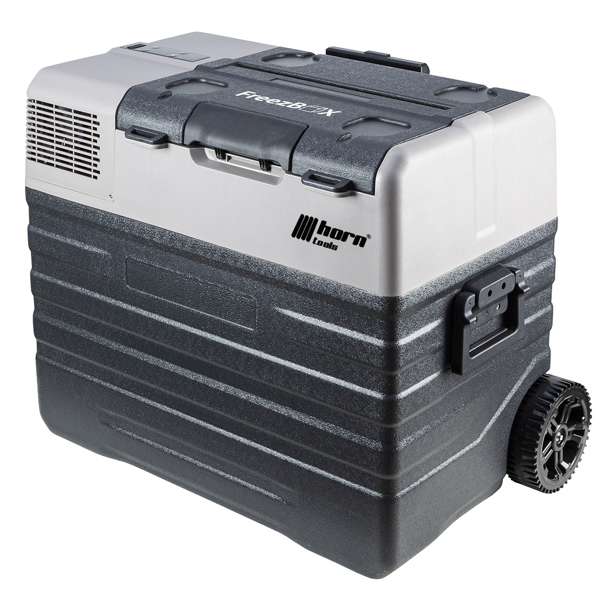 Horntools Kühlbox mit Gefrierfunktion: FreezBox 52 Liter.