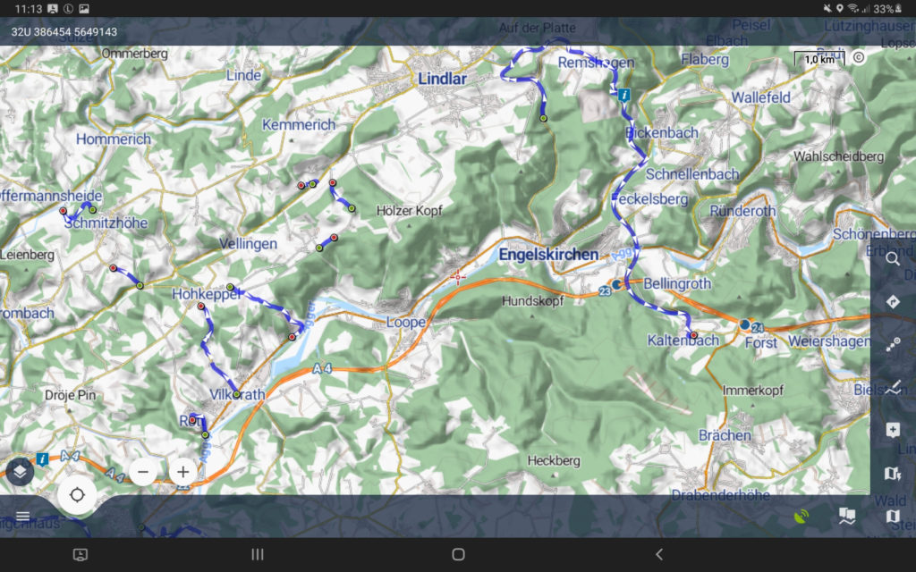 Vier gewinnt - Locus Map 4 für On- und Offroadnavigation