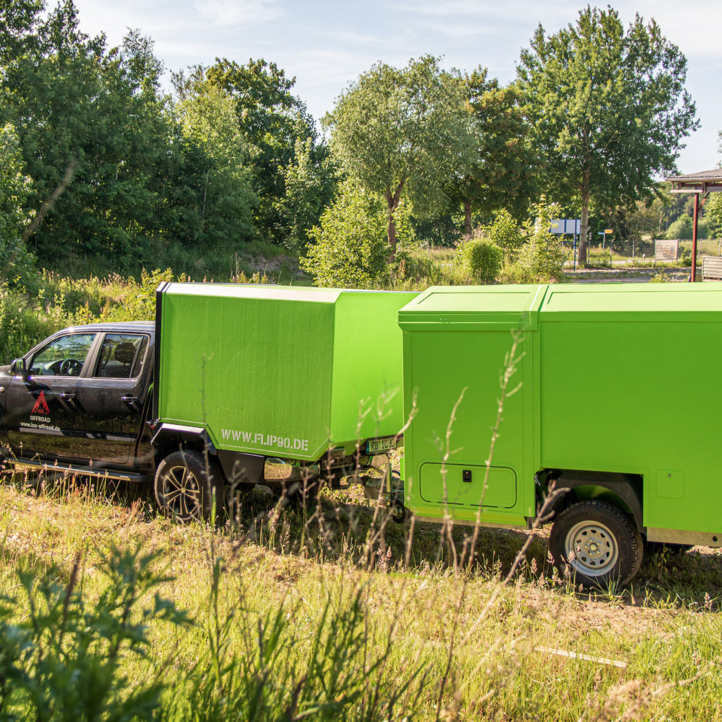 Flip90 Offroad-Wohnanhänger von ICC Offroad