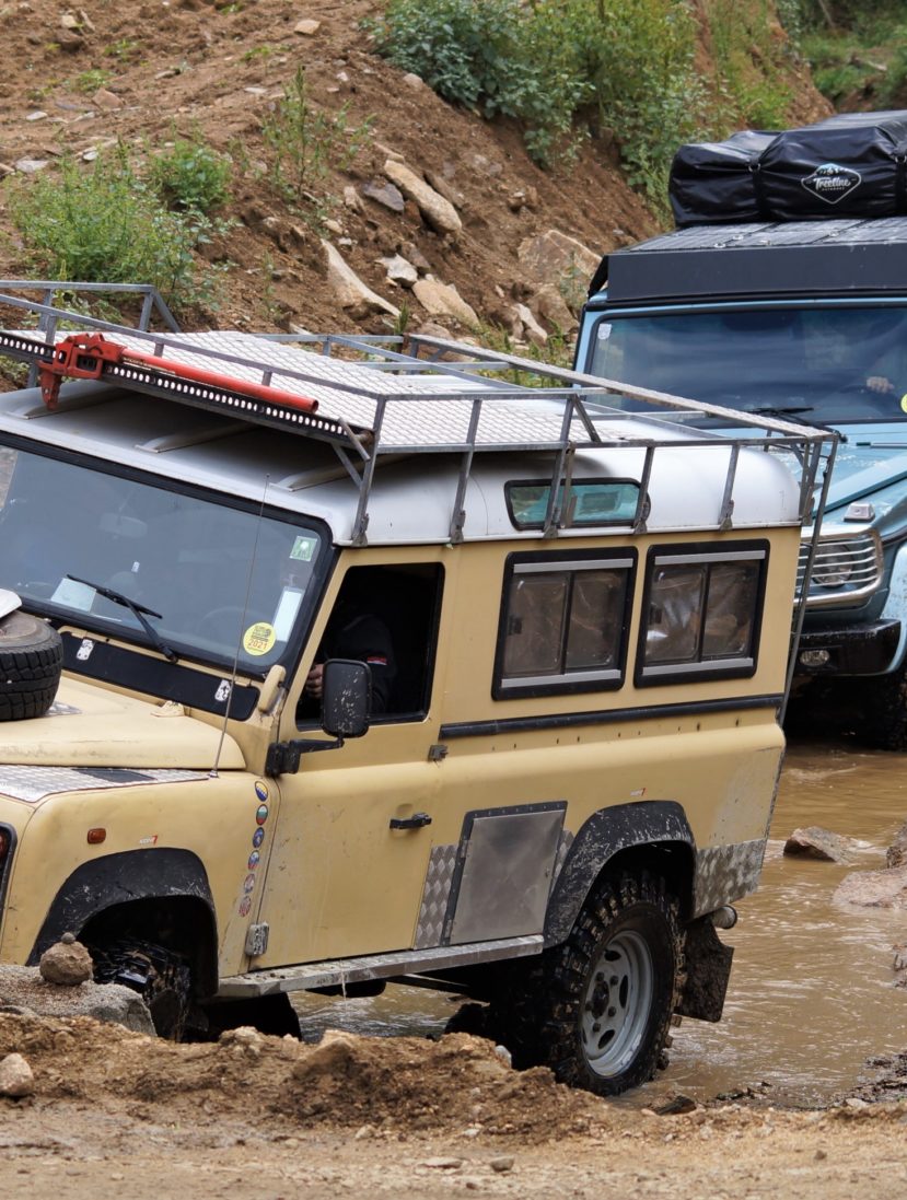 Ein frühmorgentlicher Blick auf den Großteil des Fahrareals vor dem großen Ansturm.