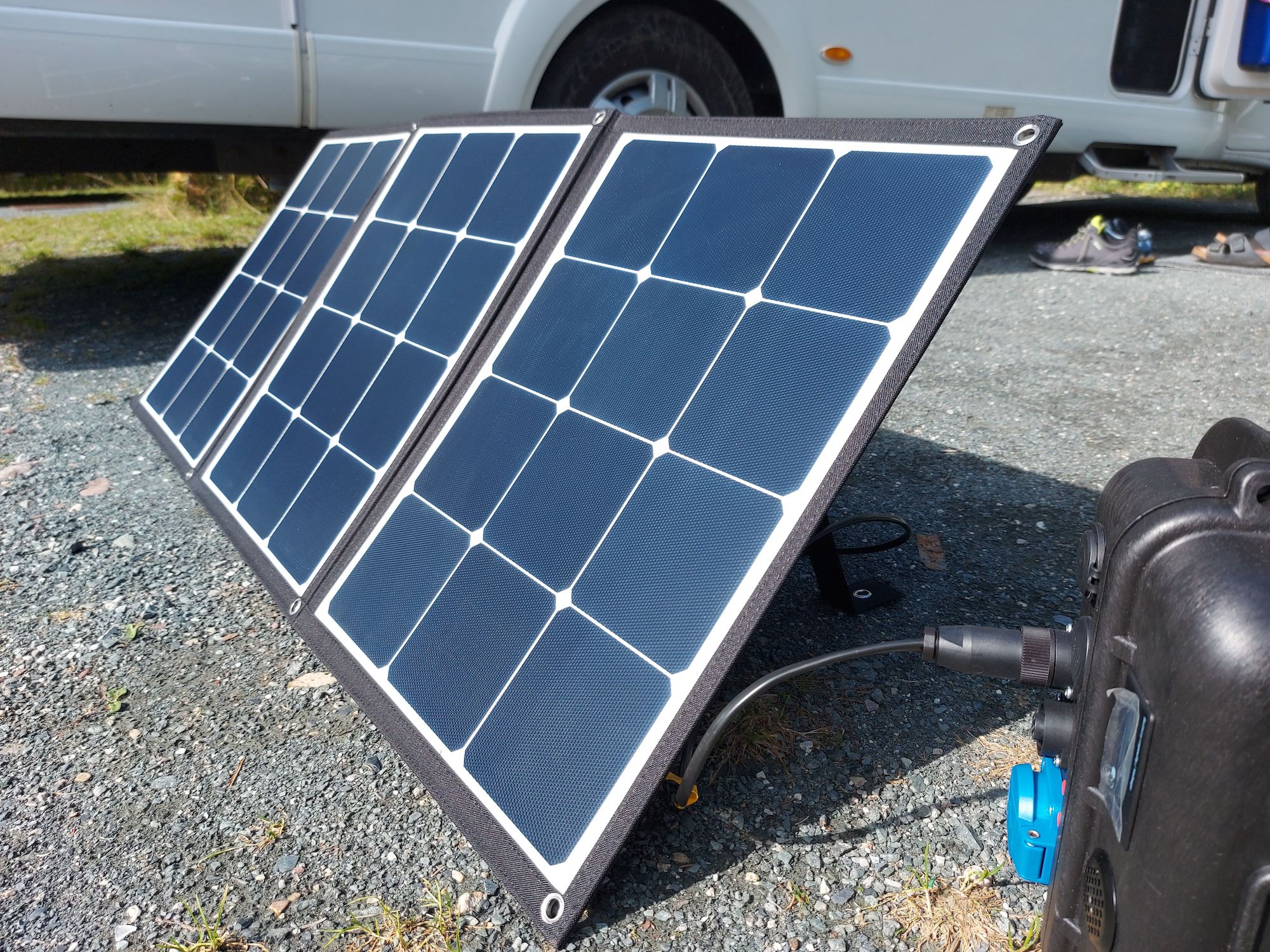 faltbares Solarmodul Solarflex130 autarker.de