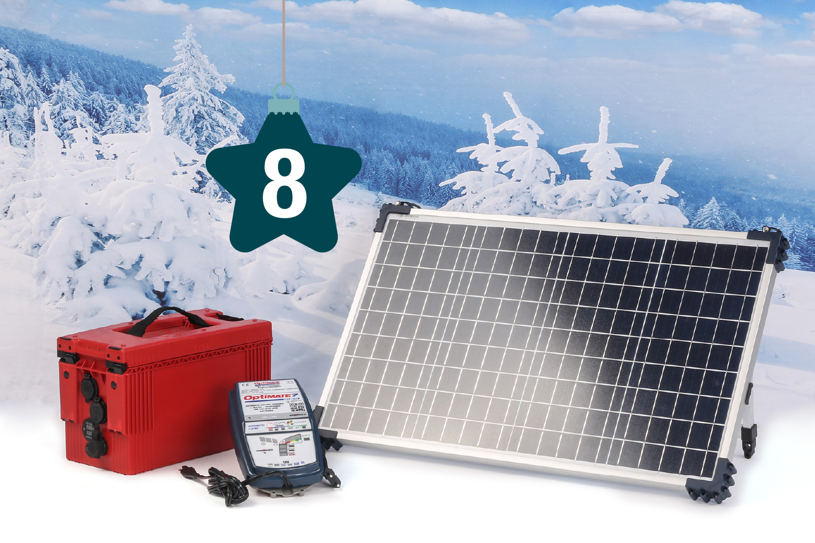 Nakatanenga Akkubox, Solarpanel, Batterielader
