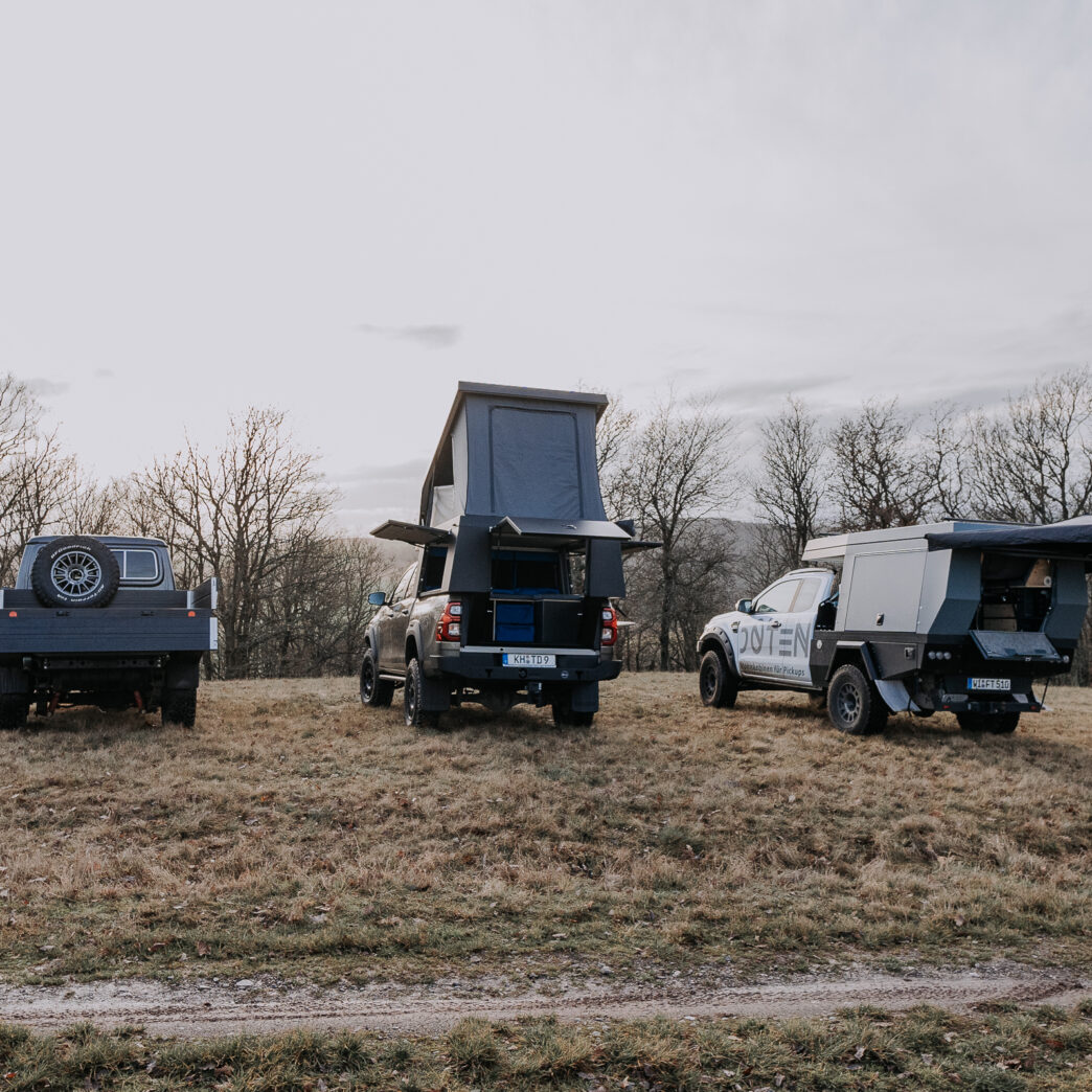 Fiftyten Pick-up-Kabinen mit System