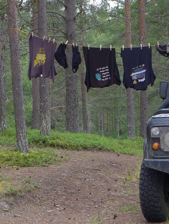 Wäschewaschen auf Reisen