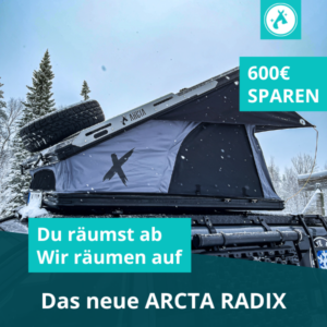 Das neue Arcta Radix Dachzelt