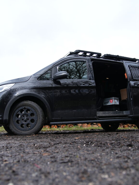 Airlineschienen-Abdeckungen für die V-Klasse von Trekfinder