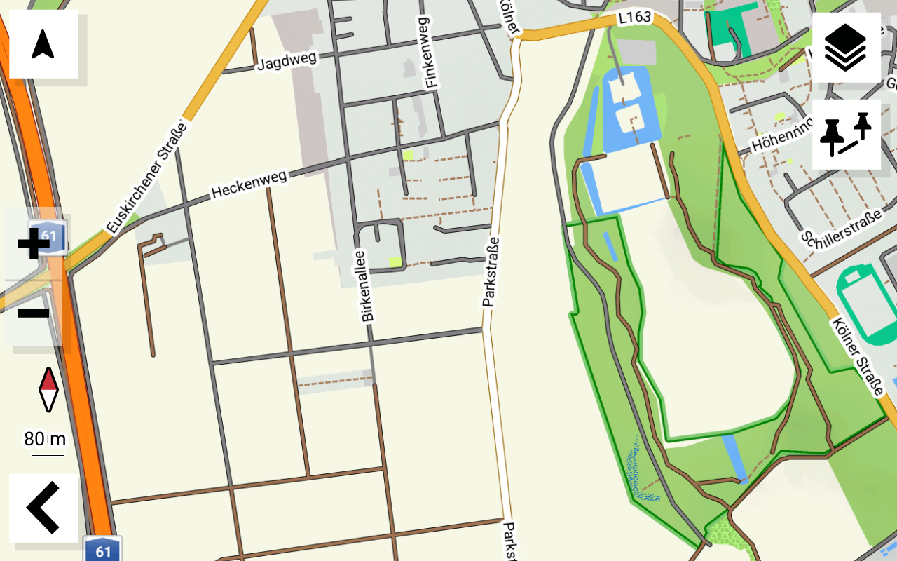 Garmin Tread XL Overland Edition topografische Karte.