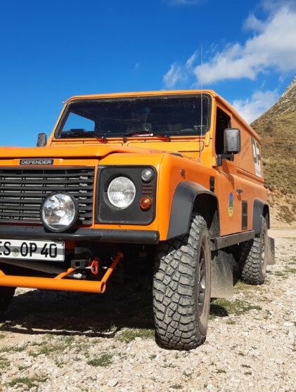 Stabiler Unterfahrschutz für Defender