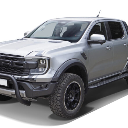 Schwellerrohre und Trittbretter von Hansen Styling Parts für den Ford ranger Raptor.