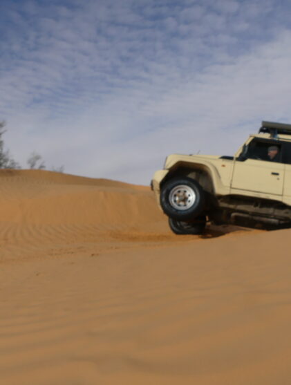 Der Iveco Massif, gebaut bei Santana, im Einsatz.