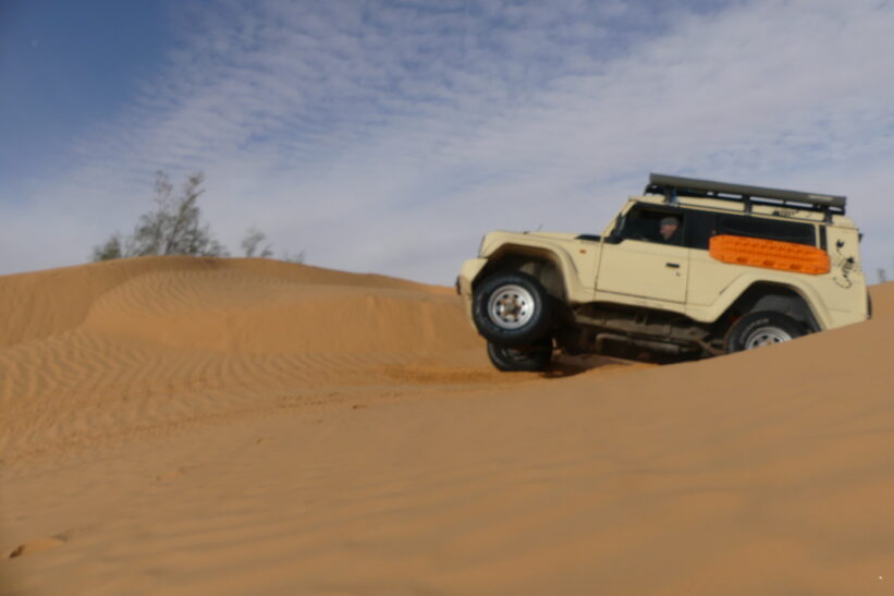 Der Iveco Massif, gebaut bei Santana, im Einsatz.