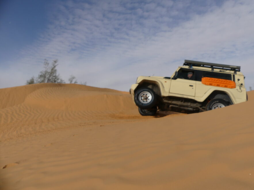 Der Iveco Massif, gebaut bei Santana, im Einsatz.