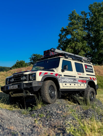 Den Ineos Grenadier zeichnet eine hohe Geländegängigkeit aus.