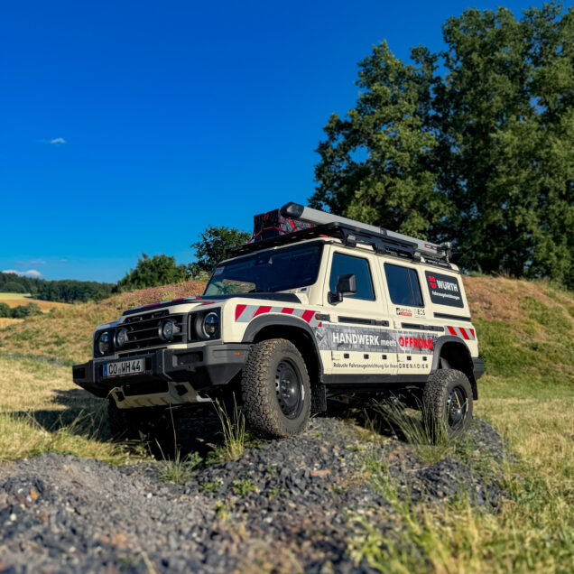 Den Ineos Grenadier zeichnet eine hohe Geländegängigkeit aus.