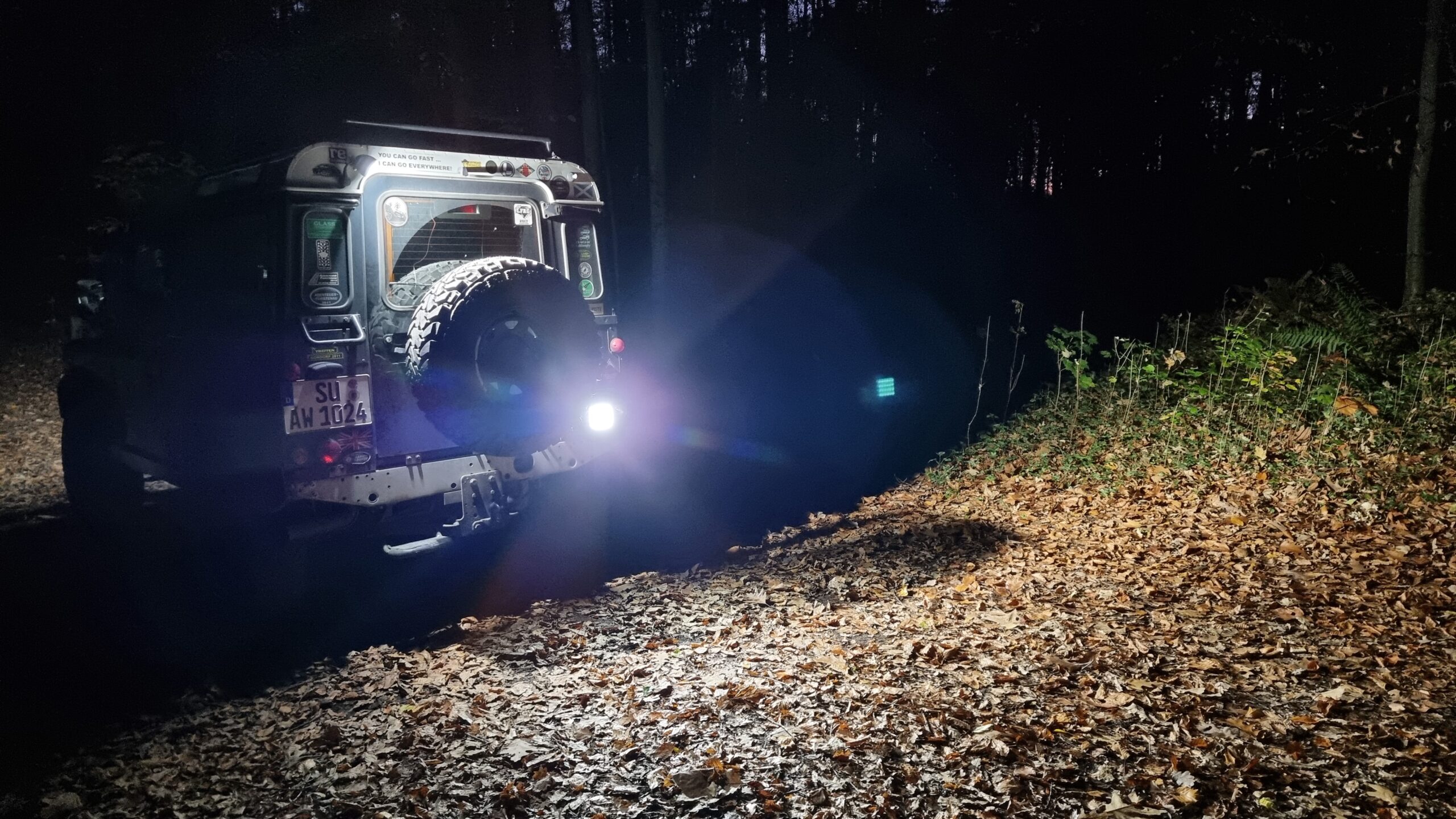 Gutes Licht nach hinten ist im Gelände genauso wichtig wie nach vorne.