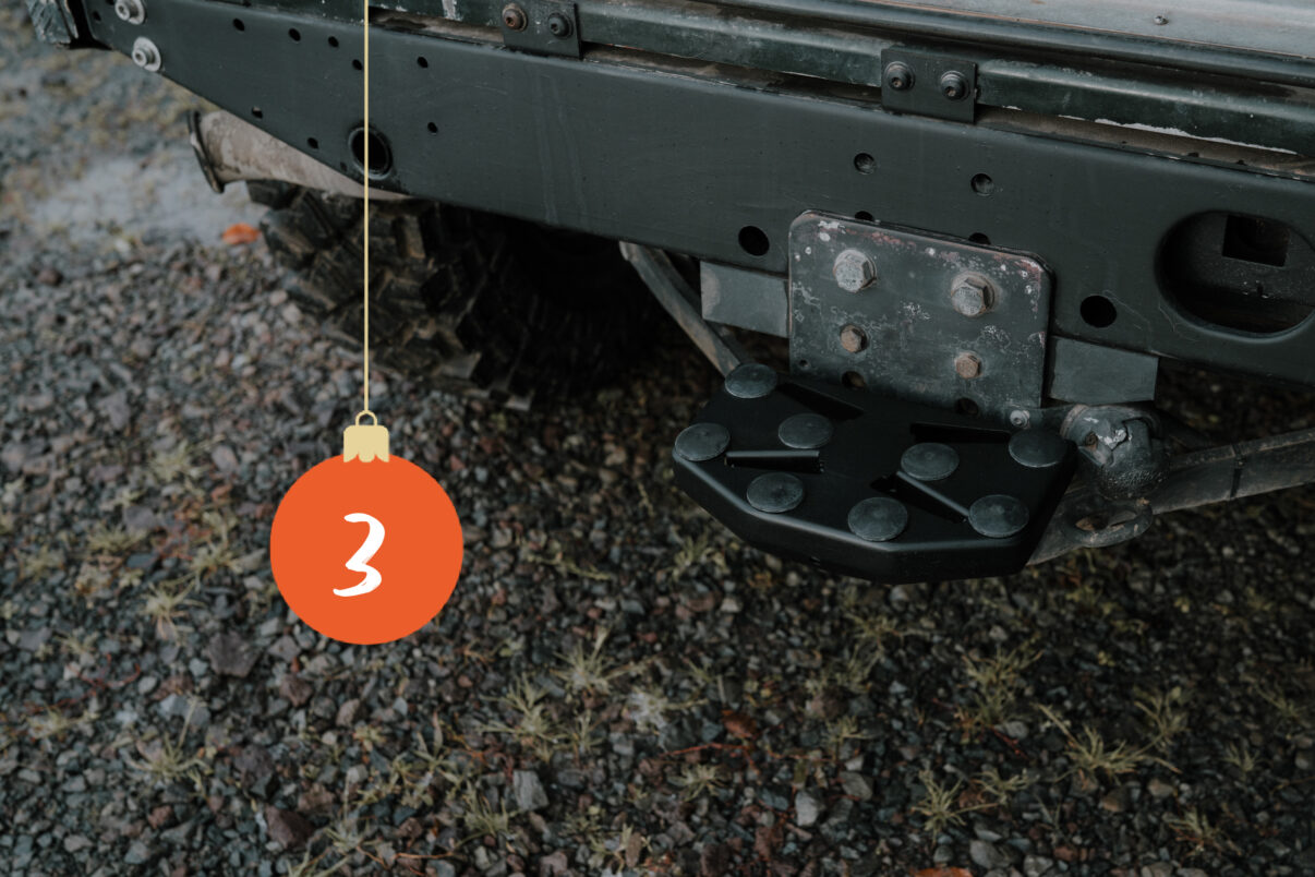 Trittstufe für die Anhängerkupplung von Relleum