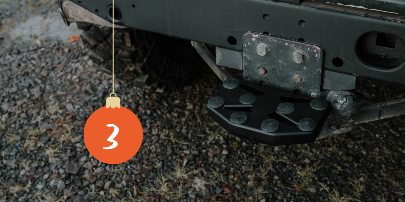 Trittstufe für die Anhängerkupplung von Relleum