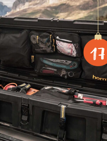 Wasserdichte, robuste horntools Dachbox 98 Liter.