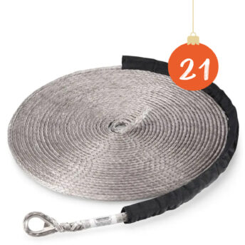 Kunststoffwindenseil TREKFINDER aus DYNEEMA® grau - Ø: 12 mm